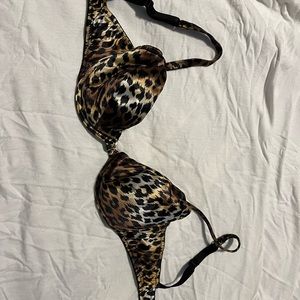Victorias Secret bra.  Leopard print.  36B